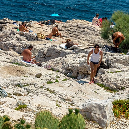 La plage du Mont Rose plage gay marseille